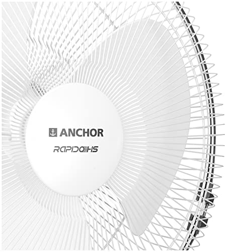 Image of Anchor by Panasonic Rapido High Speed Pedestal Fan | 400 mm High Speed Pedestal fan (2 Yrs Warranty) (Grey, 1 Piece)
