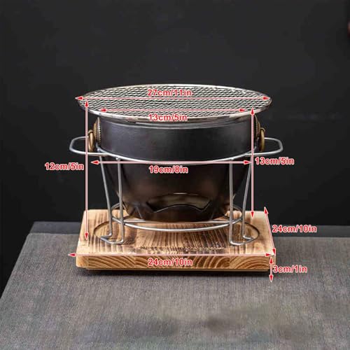 Cuisson du thé au poêle à charbon de bois argile et barbecue intérieur de table