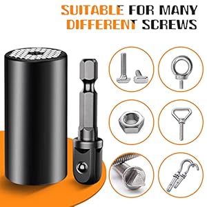 Fathers Day Dad Gifts from Daughter Son WifeSuper Universal Socket Tools Gifts for Dad Father Husband Grandpa Step Dad Papa Dad Gifts for Men Dad Him Cool Stuff Gadgets Present Ideas Gifts for Dad