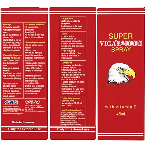 Image of Super Viga 84000 Delay Spray for Men, External Use Only 1.52 Fl Oz