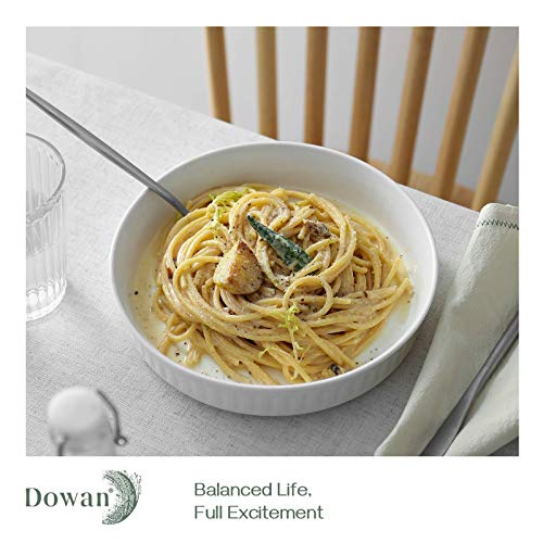 image for DOWAN Quiche Pan Set of 2 - 8 Inches Ceramic Pie Pan for Baking, Porce