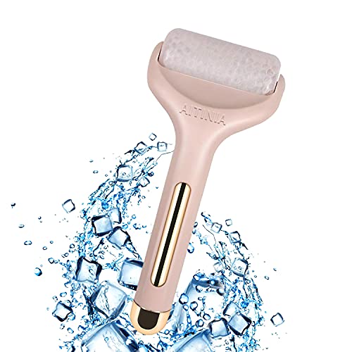 AITINIA Ice Roller. Face Roller Massager for Puffiness Relief Pain and Minor Injury. Beauty Products to Tighten Pores Whiten Skin. (Pink)