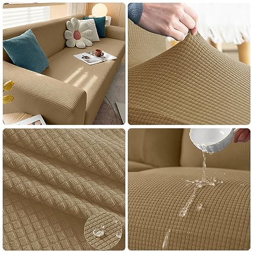 Funda de sofa impermeable para evitar manchas en tejido jacquard lavable 3
