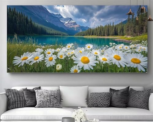 Diamond Painting Montagne XXL 100x200cm avec strass cristal 5D adulte