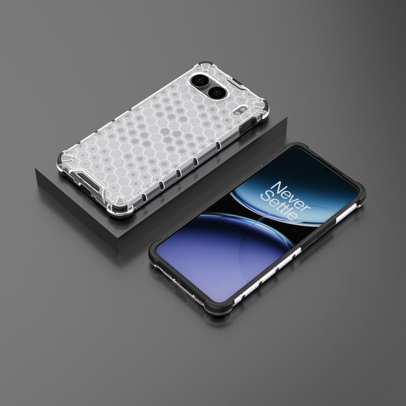 Image of Plastic Bumper Back Case Cover for OnePlus Nord 4 5G (Transparent)