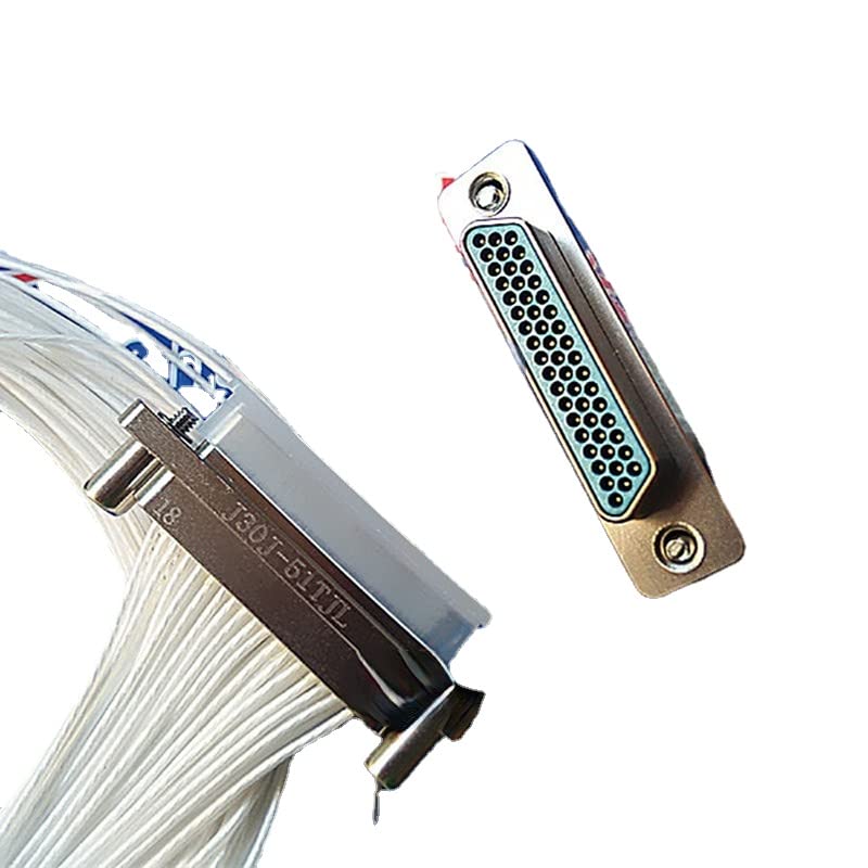 1PCS J30J-51TJL J30J-51ZKP J30J-51ZKWP7-J/ZKN-J rectangular connector 51TJ/ZK (J30J-51TJW 6-Row Curved Needle)