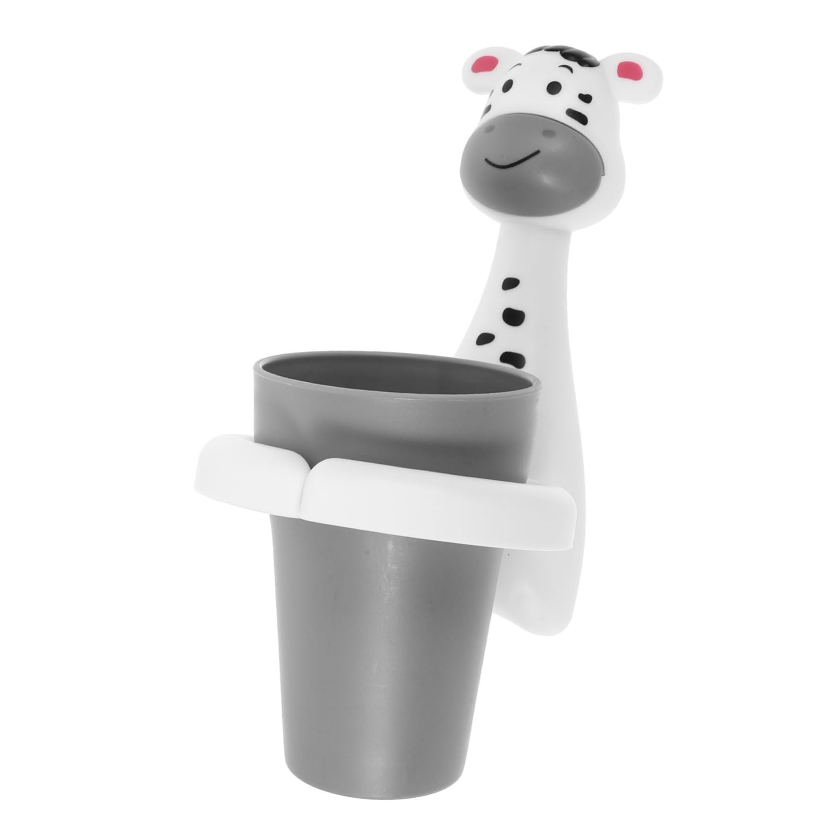 EXCEART 5 Pezzi Porta Di Spazzolino Da Denti Zebra Bagni Tiene Montato In Piedi Titolare Tazza Per Spazzolino Da Denti Da Parete Porta Di Spazzolino Carino Gancio Di Spazzolino Plastica