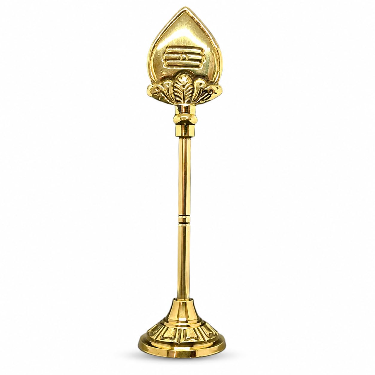 Golden Brass Murugan Vel for Pooja Room Sacred Symbol of Protection and Victory with The Height of 6 inches.-image-8