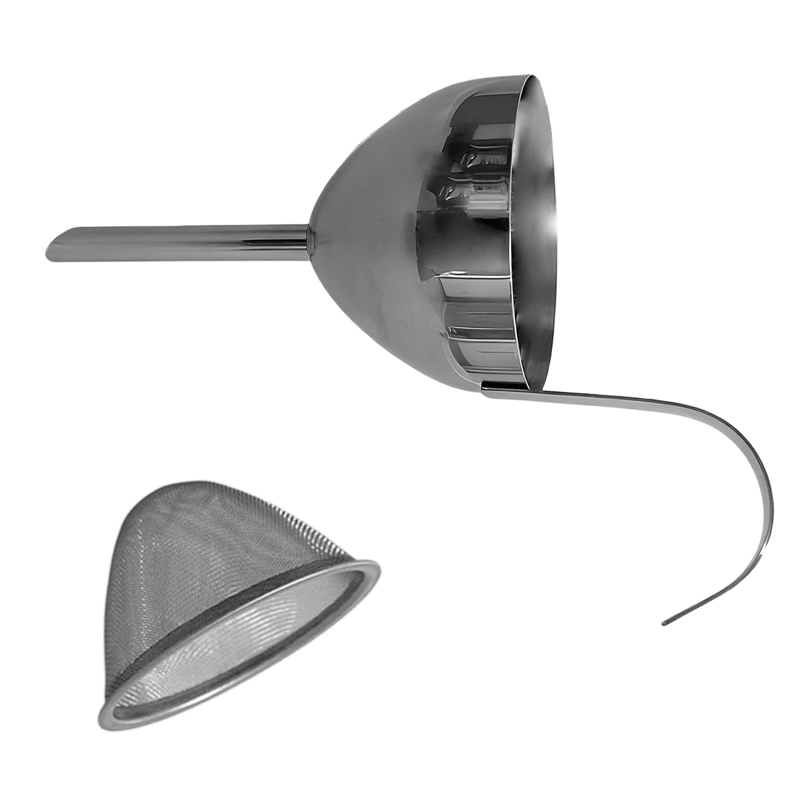 LSTTBO Sturdy Food Grade Nonrust Steel Wine Filter Ensures Drinking by Impurities and Sediment Wine Filtration Device
