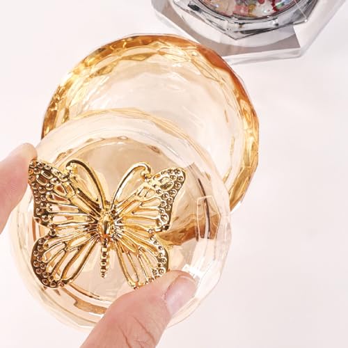 ZJchao Glass Crystal Dappen Dish Cup, Nail Art Cup, Large Capacity Multifunctional Dappen Dish Cup - Image 4