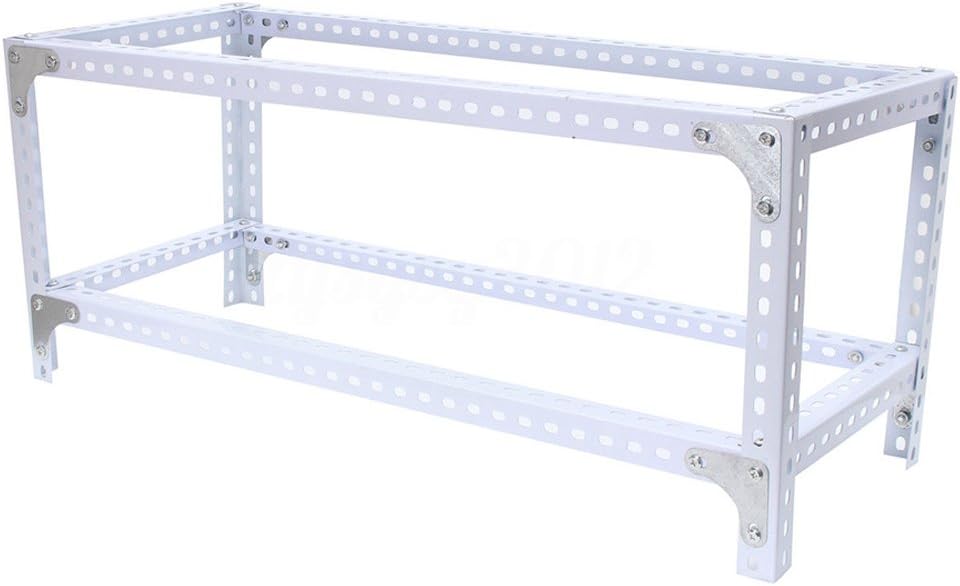 Mining Miner Rig Case - Open Air Frame Stackable Aluminum Case for 7 GPU ETH BTC Ethereum ZCash 80 * 25 * 30CM