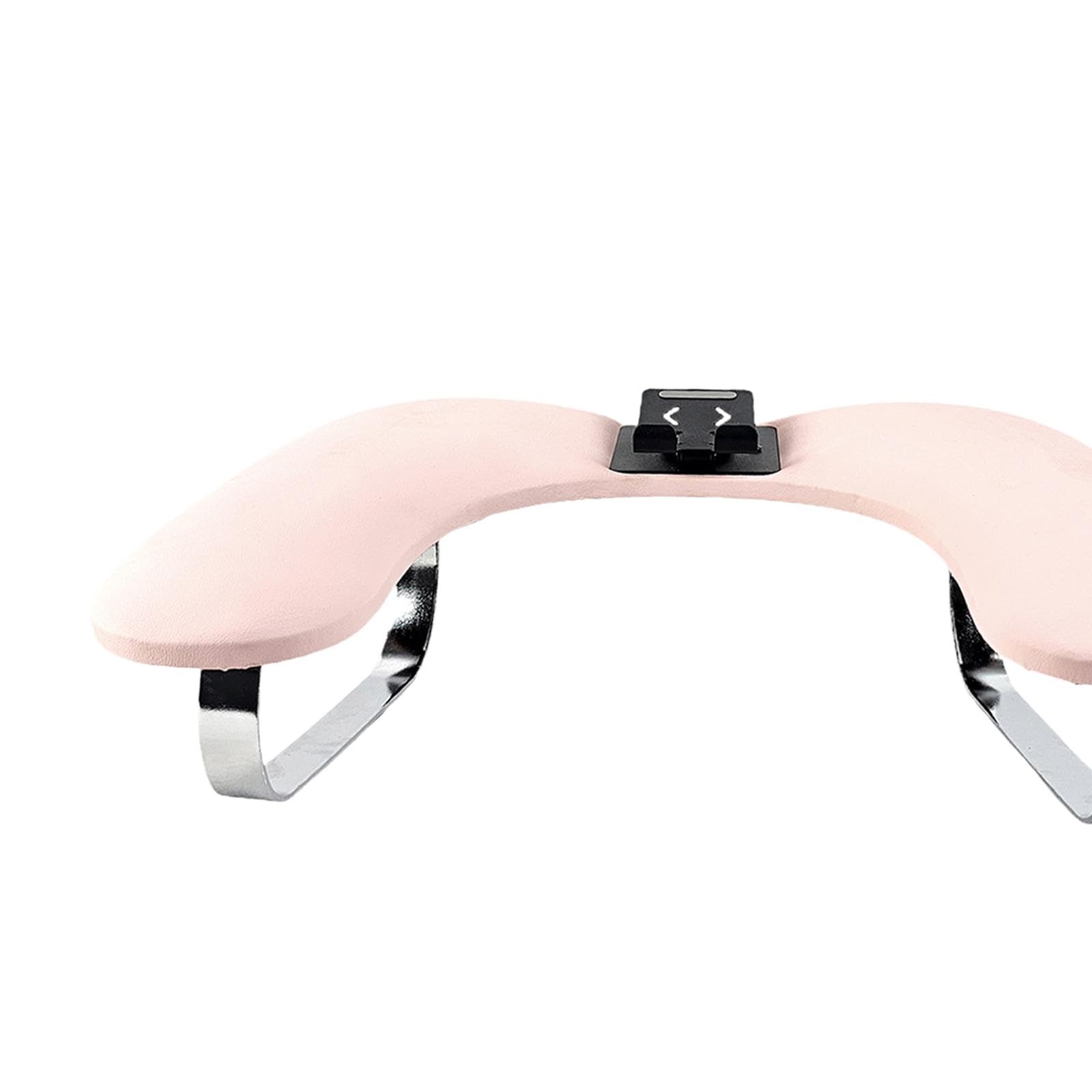 Poggiabraccia per Manicure, Cuscino Morbido per La Mano, Poggiabraccia Elegante con Supporto per Telefono, Cuscinetto per Unghie per Estetiste, Rosa
