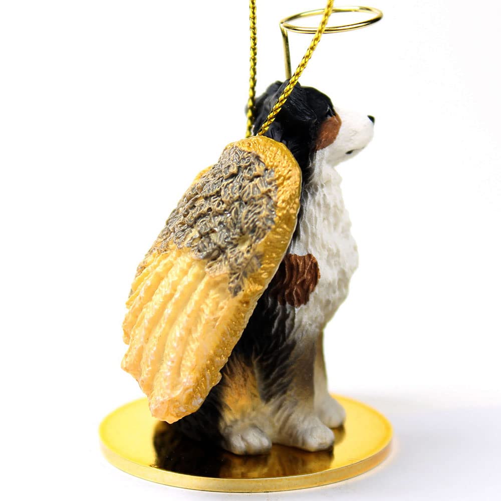 Australian Shepherd Tricolor Pet Angel Ornament