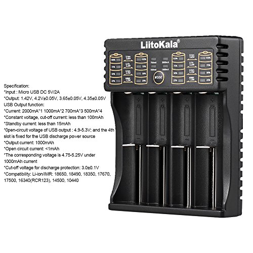 Sangmei Lii-402 Carregador de bateria inteligente 1,2 V 3,7 V 3,2 V 3,85 V AA/AAA para baterias 1849