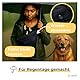 PiuPet® Leckerlitasche für Hunde I Stylische & wasserdichte Gassitasche Hunde mit 3 Reißverschlussfächern I 2-in-1 Bauchtasche Hundetraining & Umhängetasche I Mit herausnehmbare Innentasche (Schwarz)