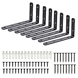 【Größe】Regalhalterungsgröße: 125 * 75 * 20 mm, lange Schraubengröße: 3 cm; kurze Schraubengröße: 1,6 cm. Diese beweglichen Regalhalterungen sind leicht zu zerlegen, leicht zu montieren und zum Tragen schwerer Gegenstände zu verriegeln.