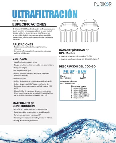 La Mejor Selección de Purificador de Agua Costco , listamos los 10 mejores. 8 Purificador de Agua Costco marca PURIKOR (2)