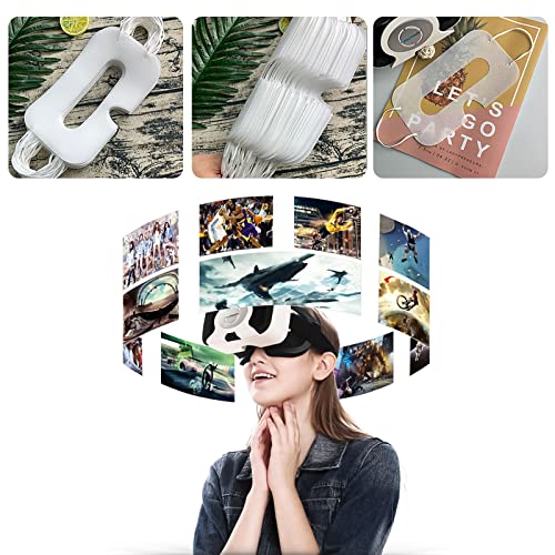 50 Stück VR-Brille, Einweg-3D-Volltonbrille, weiches und atmungsaktives Fleece-Gewebe für VR-Brillen - Image 6