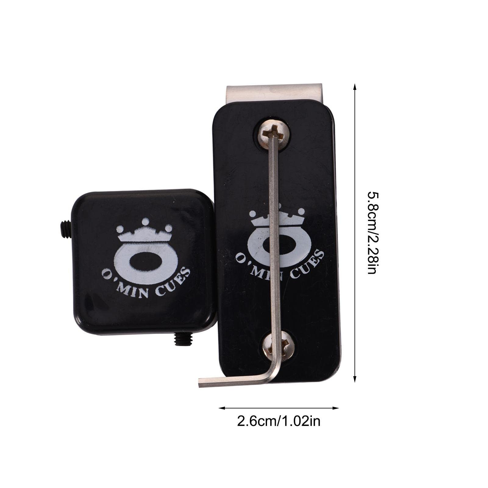 Custodia Per Gesso Da Biliardo In Alluminio - Con Chiusura Magnetica E Clip - Foto 3