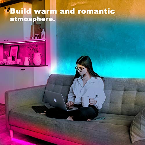 Dalattin 60Ft Led Lights,Dalattin Led Strip Lights For Bedroom Color Changing Lights With 44 Keys Remote Controller Led Strip Lights,2 Rolls Of 30Ft thumb #3