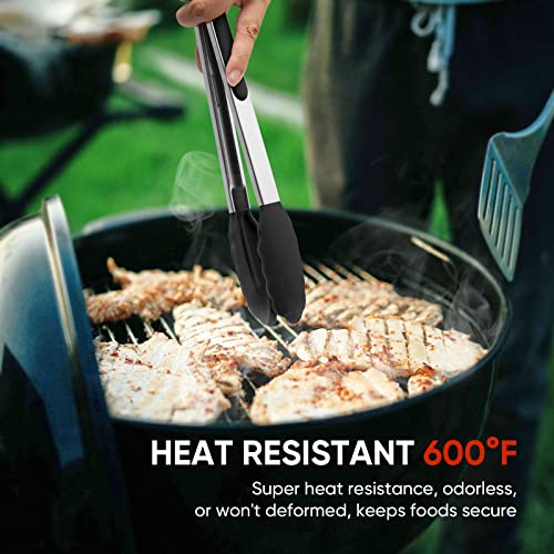 Maywe Tanso BLACK-01 600℉ Heat Resistant Kitchen Tongs thumb #3
