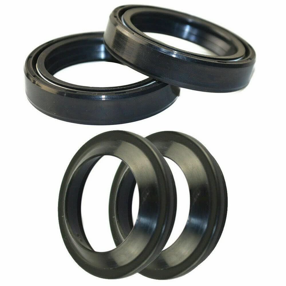 Front Fork Oil Dust Seal fits - Goldwing GL1500 1988-2000 - Wear-Resistant Seal Kit - Fork Seals Replacement - High-Strength Rubber Seals
