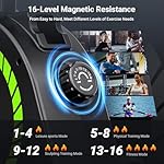 Dripex Rowing Machines for Home Use, Rowing Machine Magnetic Rower, 16 Levels of Workout Resistance, Max 350 LBS, Dual Slide Rail, Bluetooth App Compatible, LCD Monitor, Row Machine for Gym Exercise - Image 5