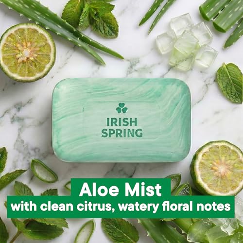 Image of Irish Spring Aloe Vera Moisturizing Bar Soap, 44.4 Oz