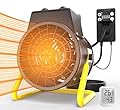 Greenhouse Heater with Thermostat - Portable Patio Outdoor Heater for Green House, Overheating Protection, Fast Heating, Garage Outdoor Use