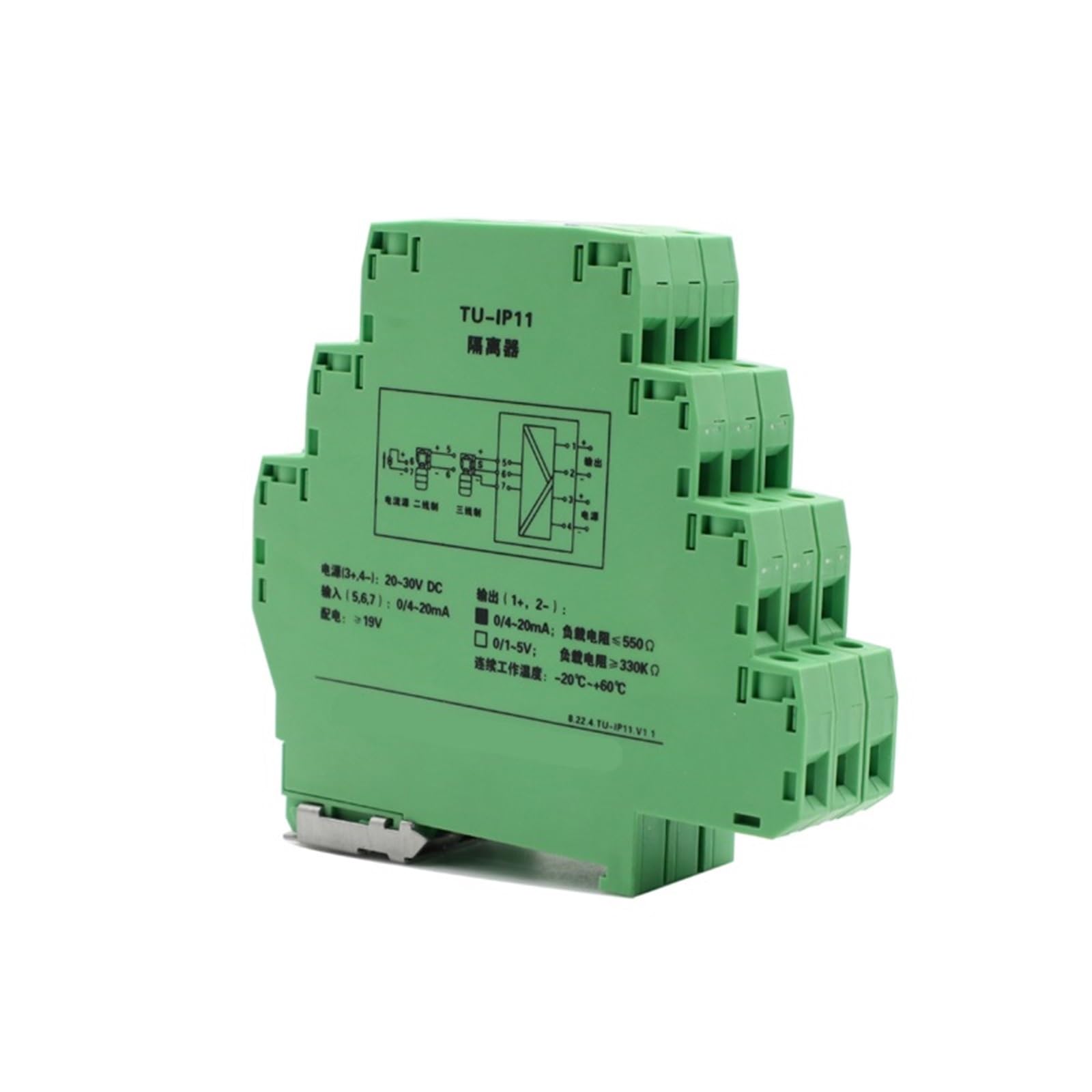 Analog Signal Converter Isolation Dc 0-10V 4-20mA Signal Isolator