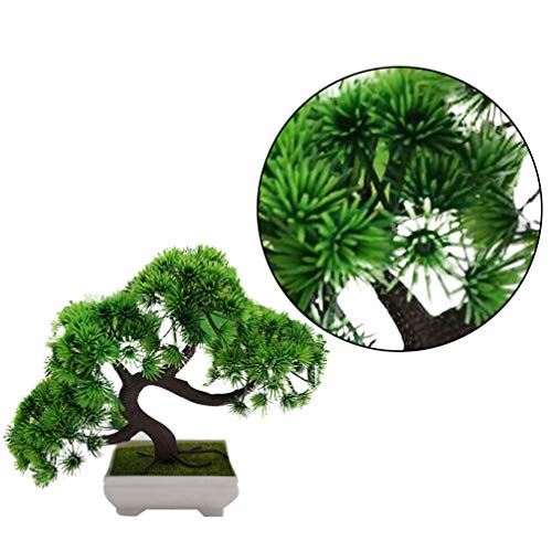 ARTIBETTER Pinho Artificial Bonsai Falso Saudação Ao Convidado Pinheiro Mini Bonsai Em Vaso para Rem