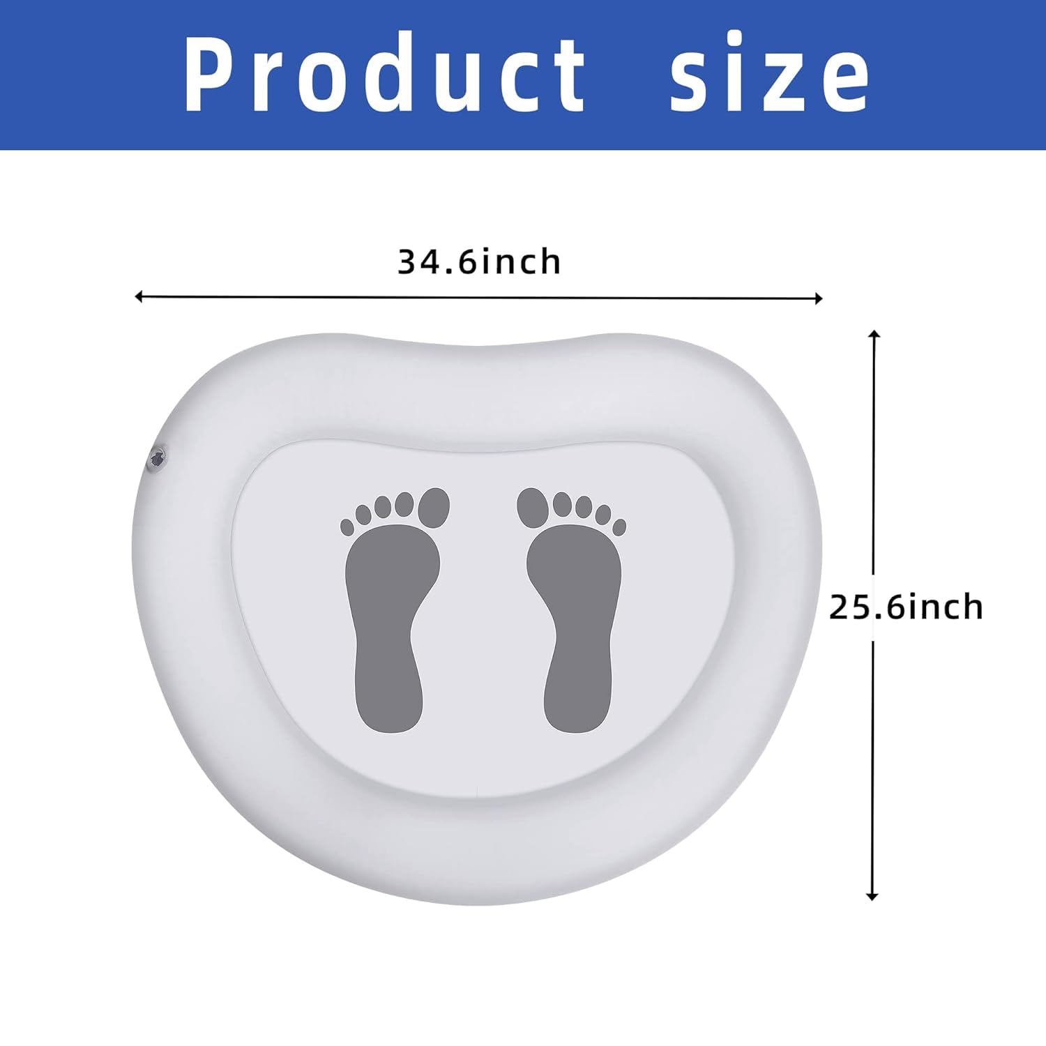 Lot de 2 piscines gonflables 87 x 65 cm - Pour piscine, spa ou piscine hors sol