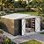 AirWire 12x14 FT Storage Shed,Garden Shed with Updated Frame Structure and Lockable Doors, Metal Tool Sheds for Backyard Garden Patio Lawn,White
