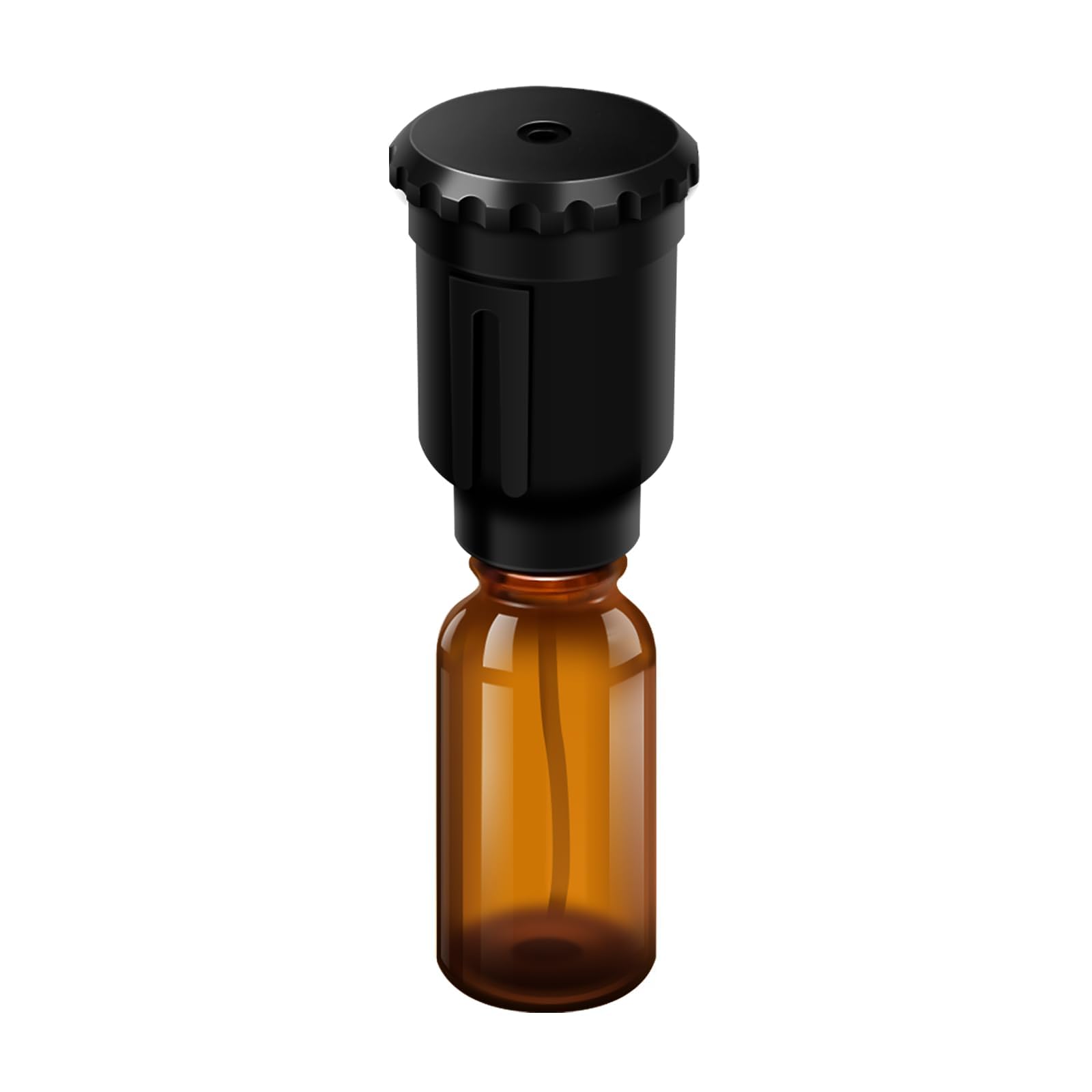 KONCHILE Wasserloser Diffusor für ätherische Öle, 7 Farben, LED-Licht, batteriebetriebene Mini-Duft-Luftmaschine, Aromatherapie-Nebeldiffusor für Zuhause, Zimmer, Auto, Büro