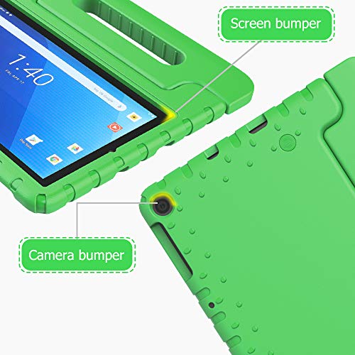 Avawo For Onn 8” Pro Kids Case 2020 (100003561), Light Weight Shock Proof Convertible Handle Stand Kids Friendly Case For Onn 8Inch Pro Android Tablet (Just Fit Onn 8 Pro 2020), Green #TOP3