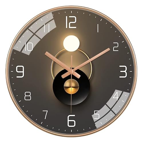 EINES Silent Living Room Wall Clock Household Quartz Simple Wall Clock(1)