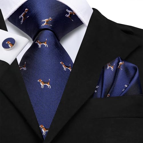 Image of Hi-Tie Men's Tie Sets Silk Paisley Striped Necktie Pocket Square Cuff-links Sets Wedding Business Holiday