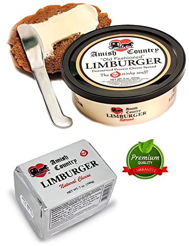 Deli Direct Limburger Cheese Double Party Pack With (2) Limburger Cheese Spreads And (2) Limburger Cheese Blocks thumb #3