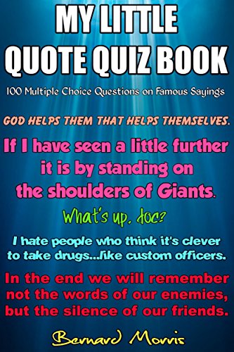 My Little Quote Quiz Book: 100 Multiple-Choice Questions (English Edition)