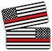 Firefighter/EMT American Flag Helmet/Hard Hat Sticker/Decal/Label Tool Lunch Box Patriotic Old Glory