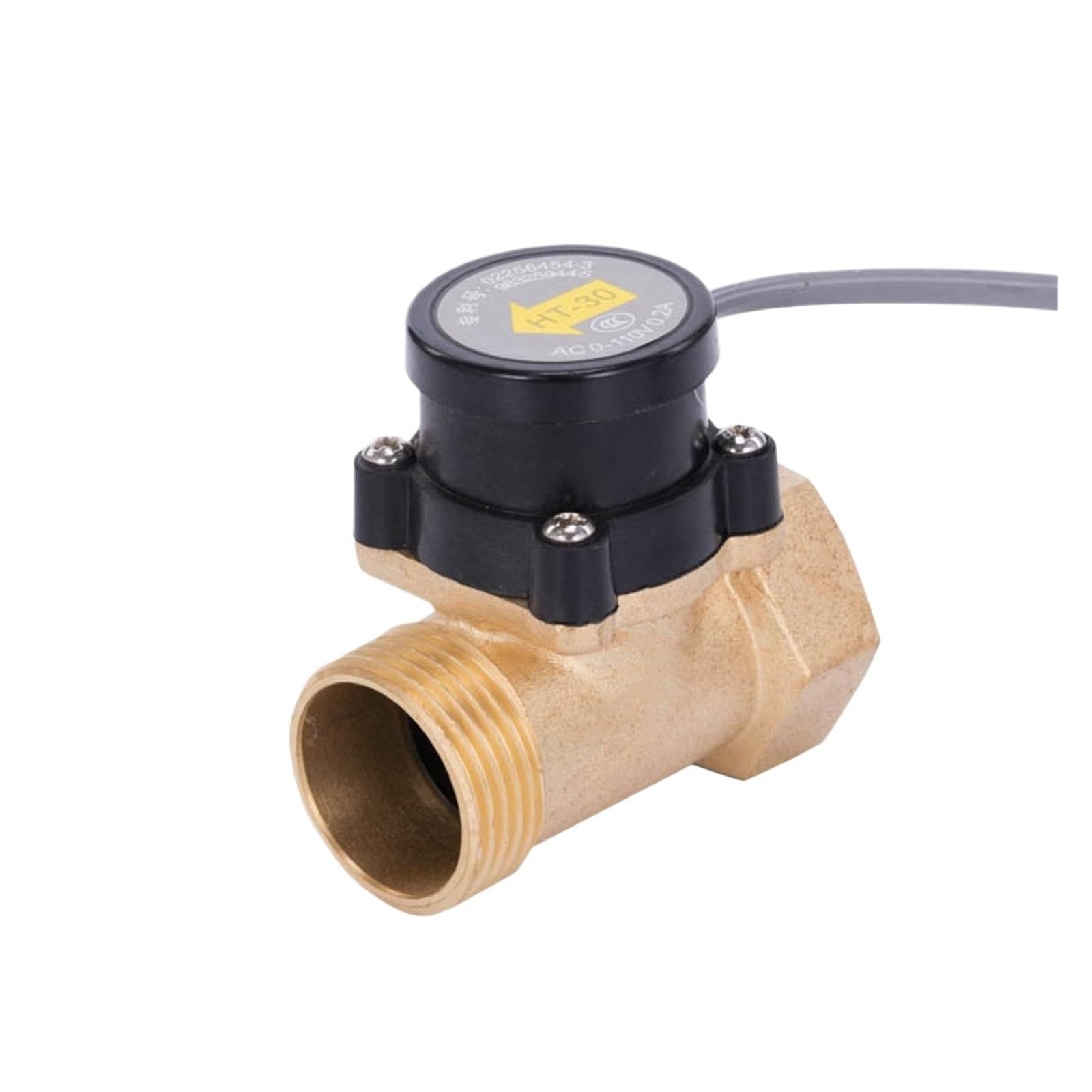 Débitmètre capteur de débit d'eau 1 pouce HT-30 en cuivre pour pompe de suralimentation