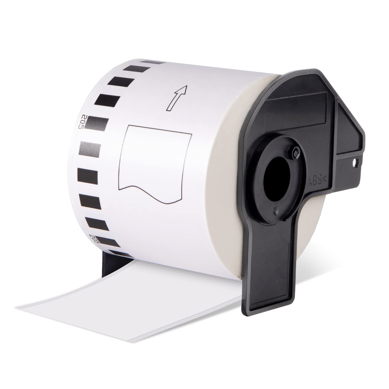 MarkField DK-22205 Endlosetiketten 62mm x 30,48m Kompatibel Brother P-Touch QL-500 570 600 700 710W 720 QL-800 810W 820 820NWB 1110NWB