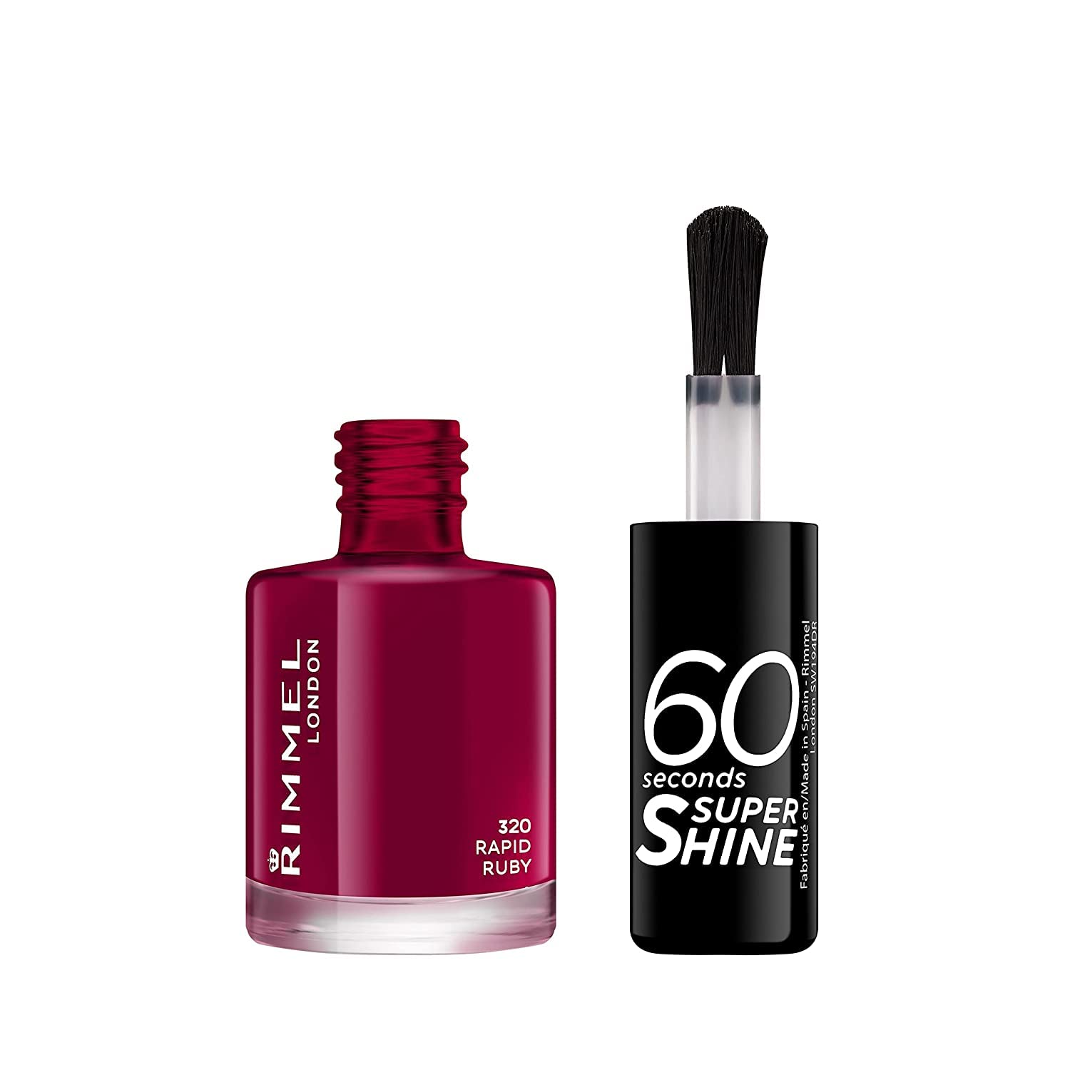 Rimmel 60 Seconds Super Shine #320-Rapid Ruby