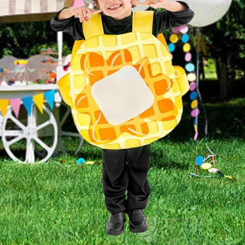 Disfraz de Waffle para niños talla pequeña miniatura 4