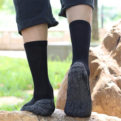 Kemrosdy 8 Pairs Crew Athletic Socks for Men Moisture Wicking Cushion Crew Socks for Sport Running Traveling4
