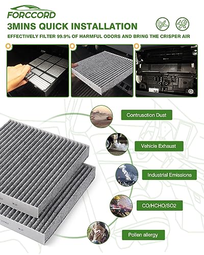 Image of 2-Pack Cabin Air Filters for Lexus LS430 2001-2006, SC430 2002-2010