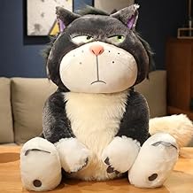 Lucifer Angry Cat Soft Toy Gift for Girls Teddy Bear Gifts for Baby Girl Kitten Plushies Plush Toys for Kids & Babies Cuddly Stuffed Animal Plushie Valentine Gift for Girls 30cm