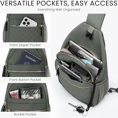 Image of Vankor Small Crossbody Purses Bags for Women Men Travel, Chest Sling Bag Women Casual Cross Body Bag for Woman Sling Backpack