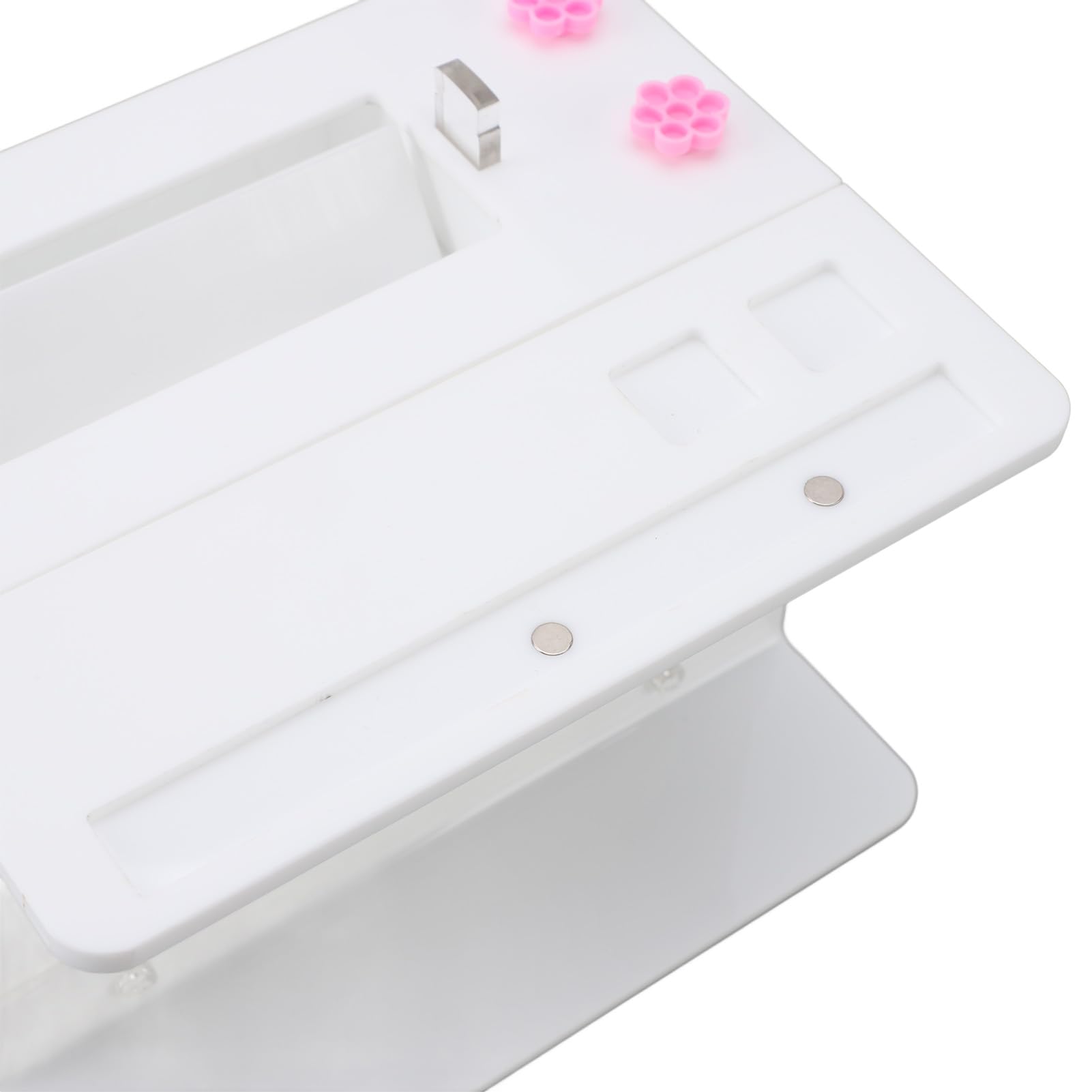 Generic Maszyna do Kwitnienia Rzęs Premium Separator Rzęs Automatyczne Narzędzie do Kwitnienia dla Profesjonalnych Salonów Kosmetycznych Akryl 17,5x14x12,4cm (WHITE)