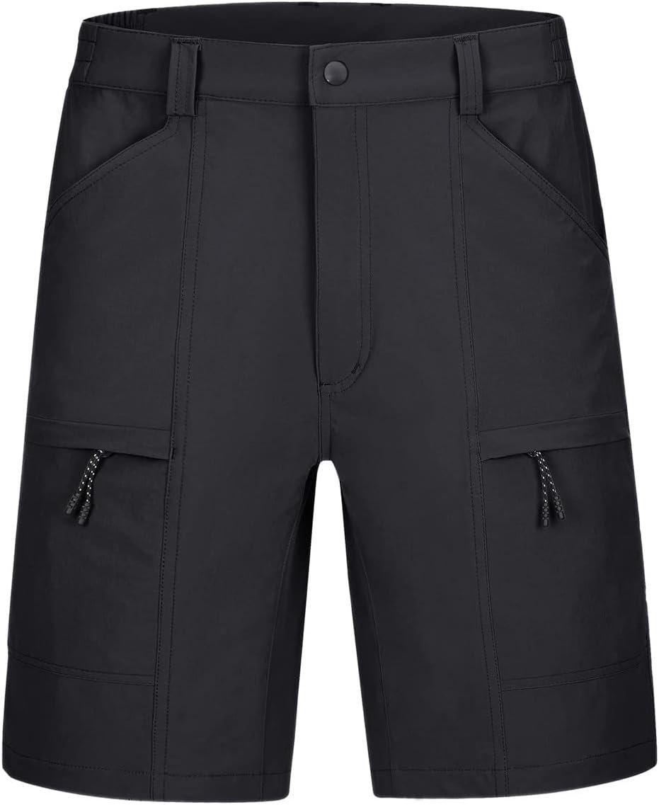 Wjnvfioo Summer Lightweight Quick Dry Shorts Men's Cargo Shorts Casual Hiking Running Short Pants